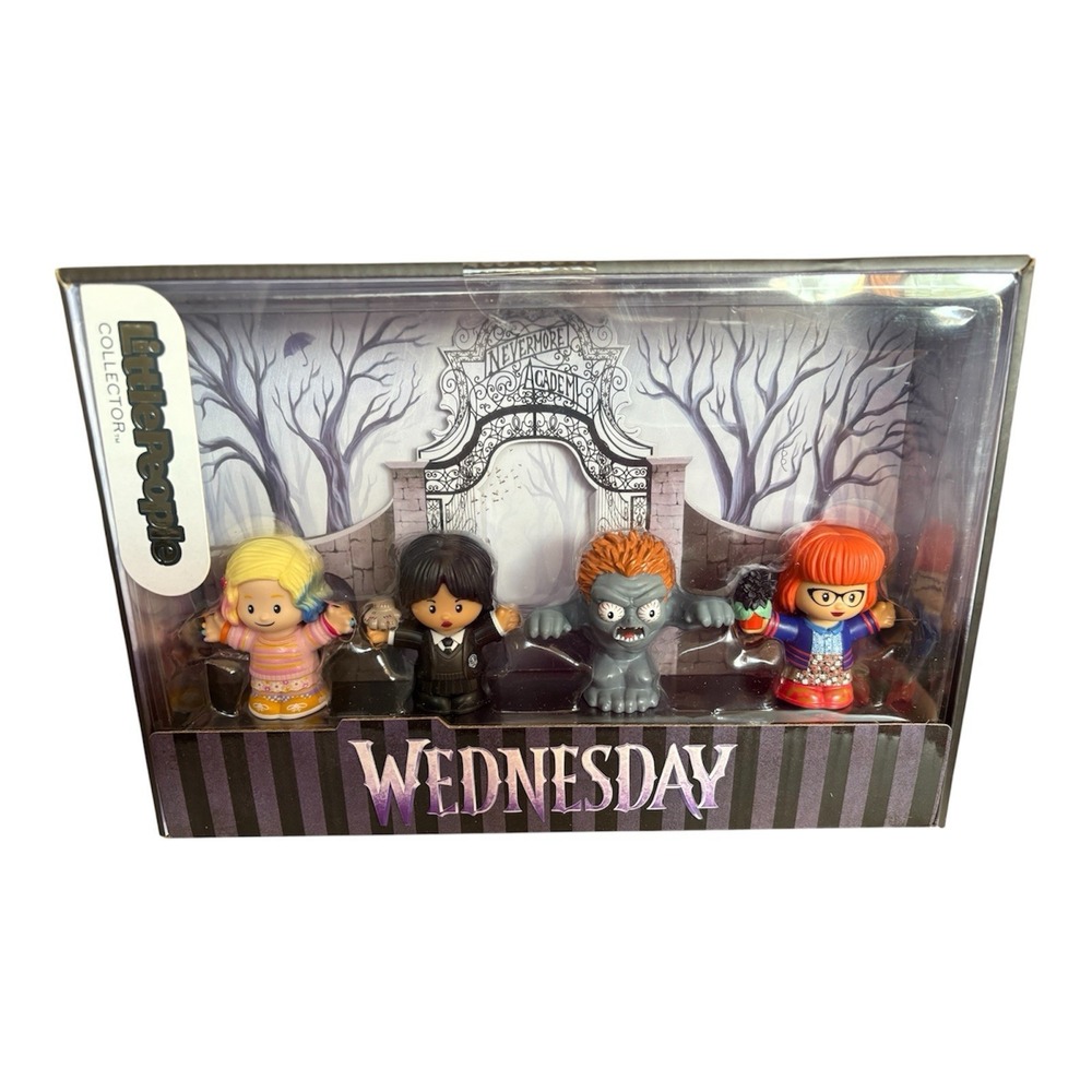 NIB Little People Children's Collector Wednesday Mattel Creations Movie Figures‎